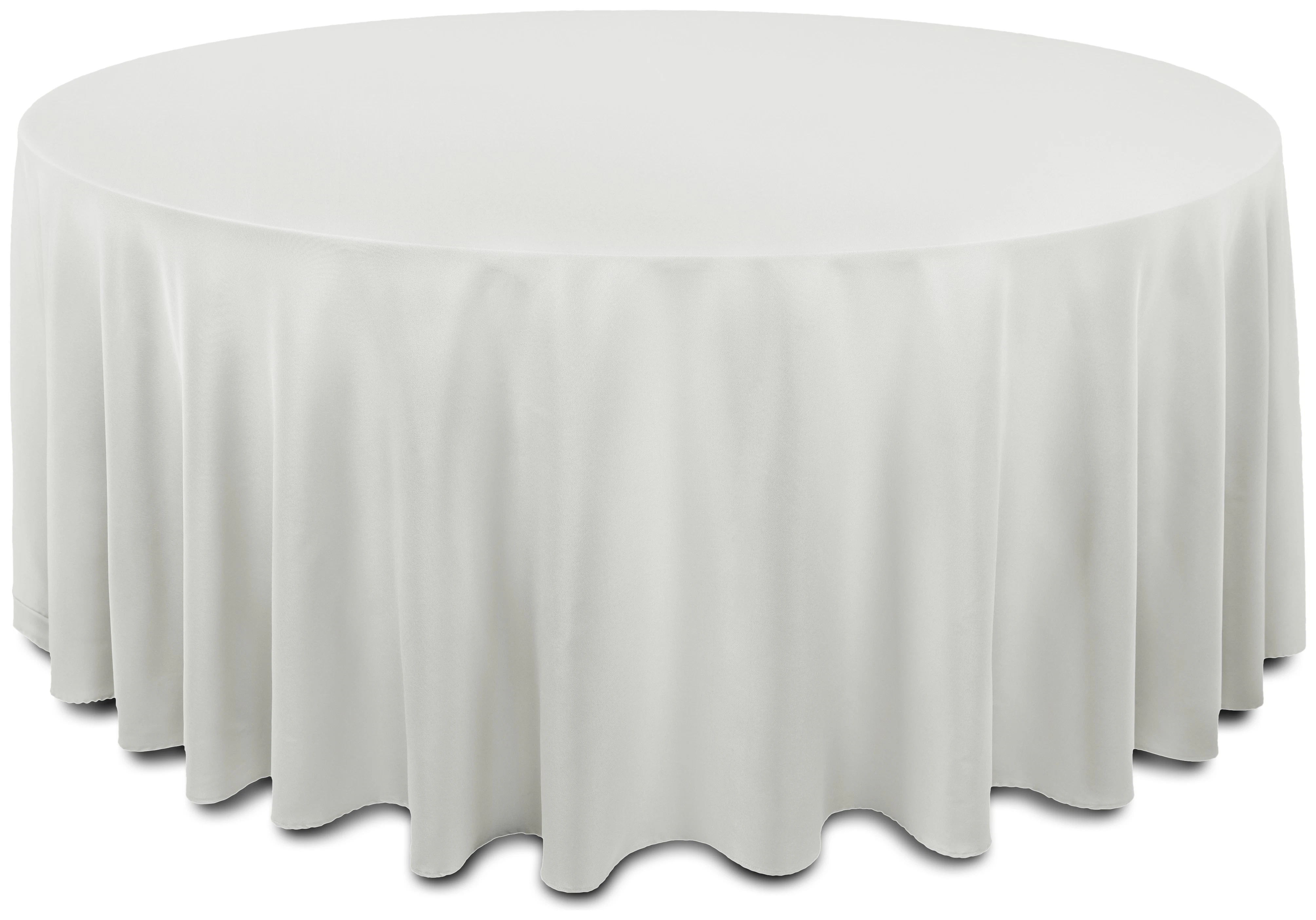 Скатерть "Альфа" светло-серая круглая