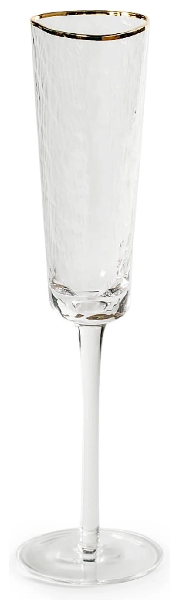 Бокал "Шелли" с золотым кантом под шампанское