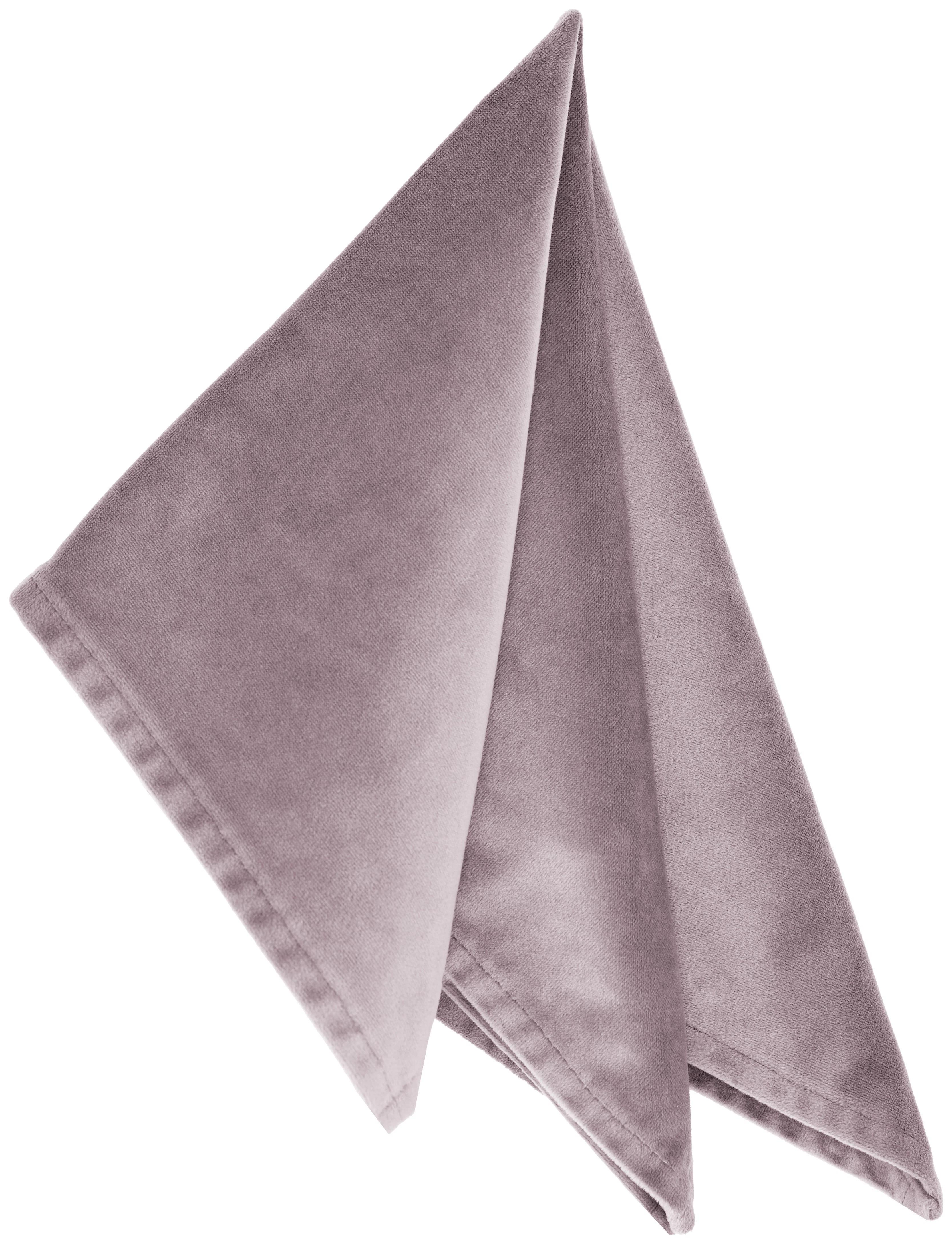 Салфетка бархатная "Бета" пастельно-сиреневая