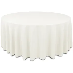 Скатерть "Альфа" молочная круглая