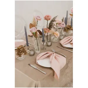 Скатерть бархатная "Бета" капучино прямоугольная - Фото 2