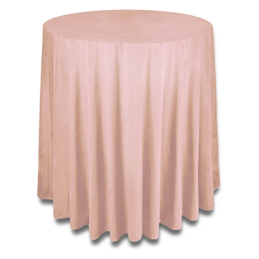 Скатерть бархат "Бета" фруктовый зефир для коктейльного стола - Фото миниатюра 1