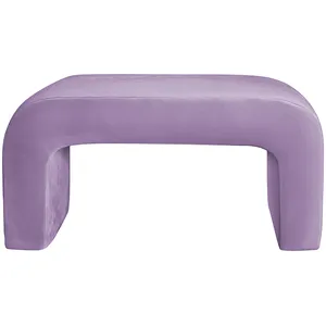 Пуфик "Боу" макс | фиалковый бархат