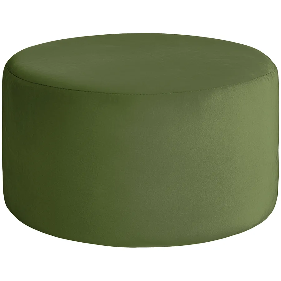 Чехол пуфик "Фуфик" макс зеленый чай бархат - Фото миниатюра 1