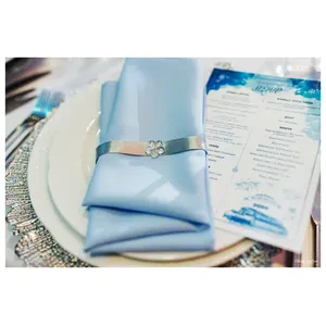 Салфетка "Альфа" пастельно-голубая - Фото 2