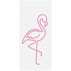 Неоновый силуэт "Фламинго" левый - Фото 1