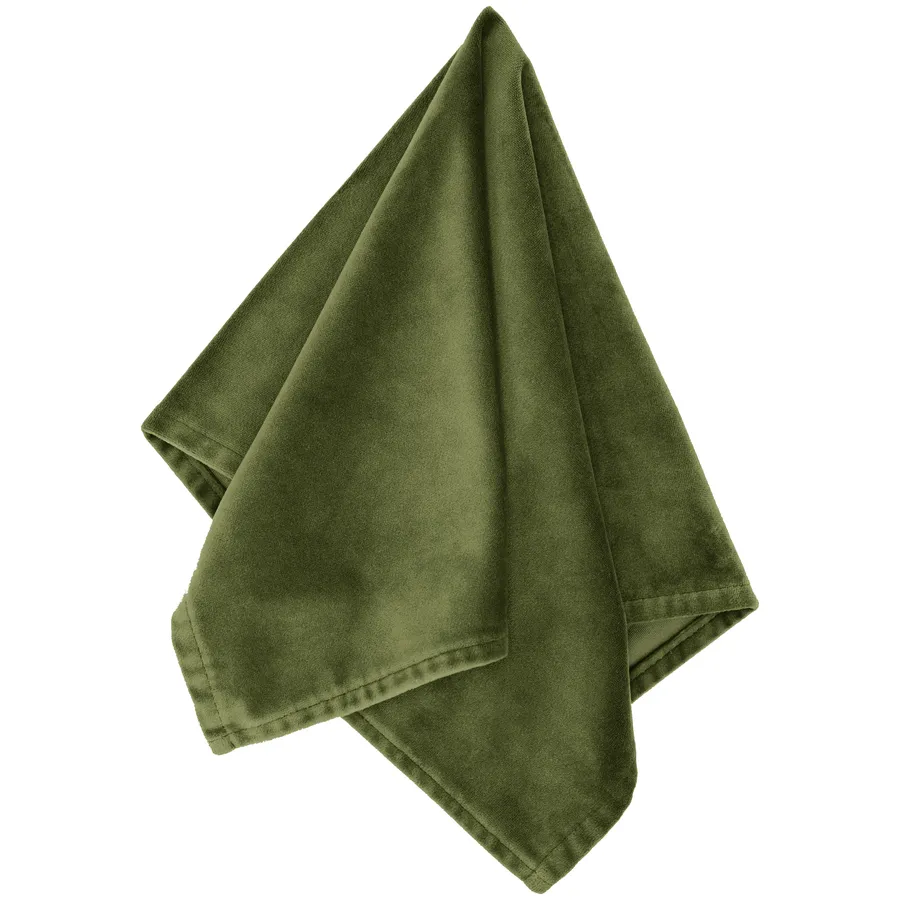 Салфетка бархатная "Бета" зеленый чай - Фото миниатюра 2