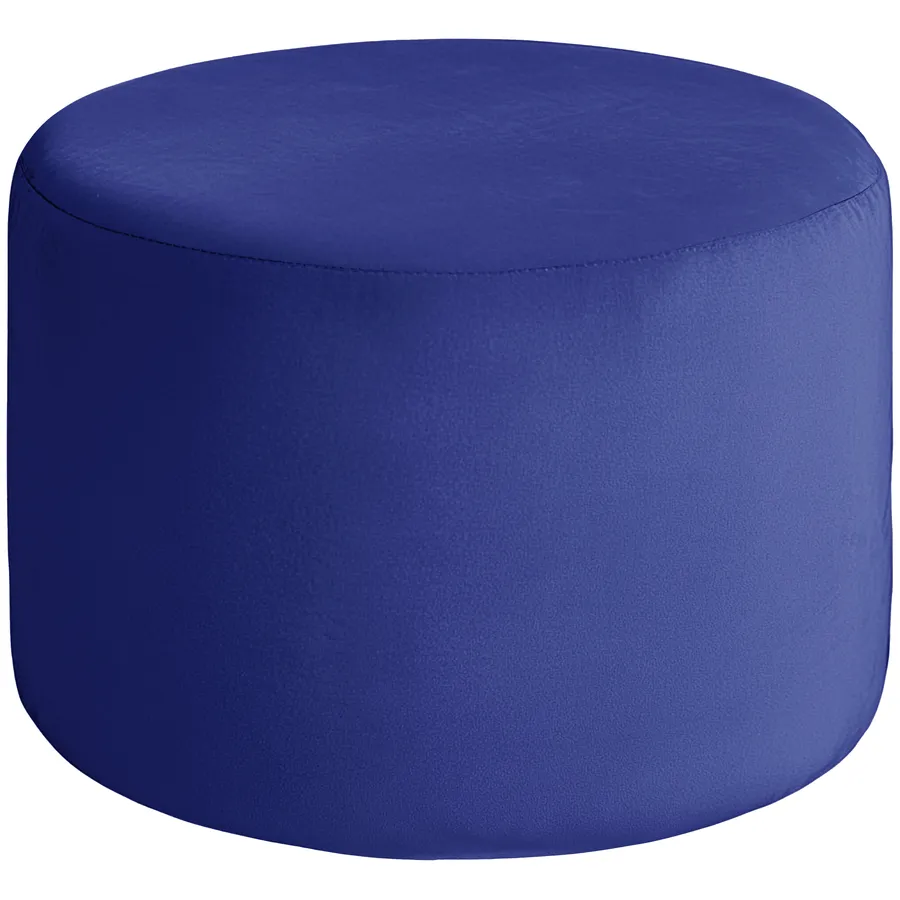 Пуфик "Фуфик" миди синий Ван Гога бархат - Фото миниатюра 1