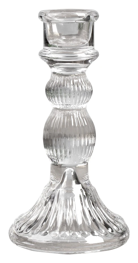 Подсвечник "Невилл" стеклянный прозрачный