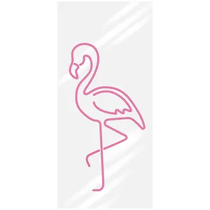 Неоновый силуэт "Фламинго" правый - Фото 1