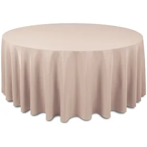 Скатерть "Альфа" латте круглая