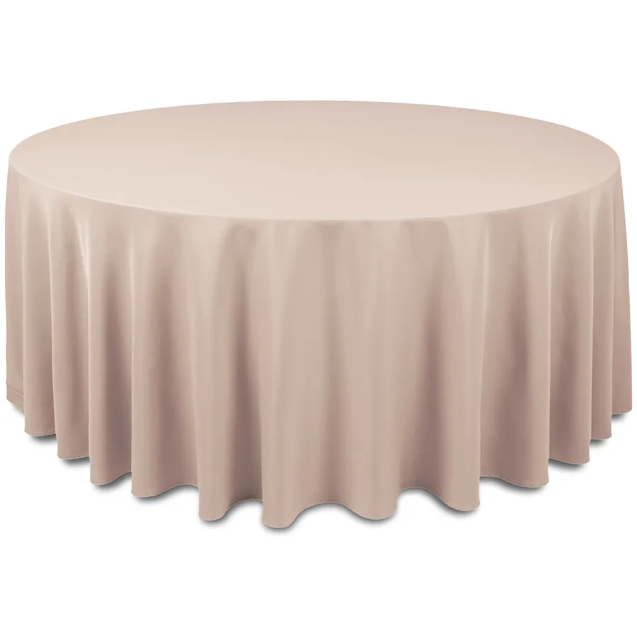 Скатерть "Альфа" латте круглая - Фото миниатюра 1