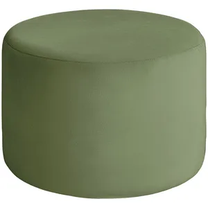 Пуфик "Фуфик" миди светло-зеленый бархат