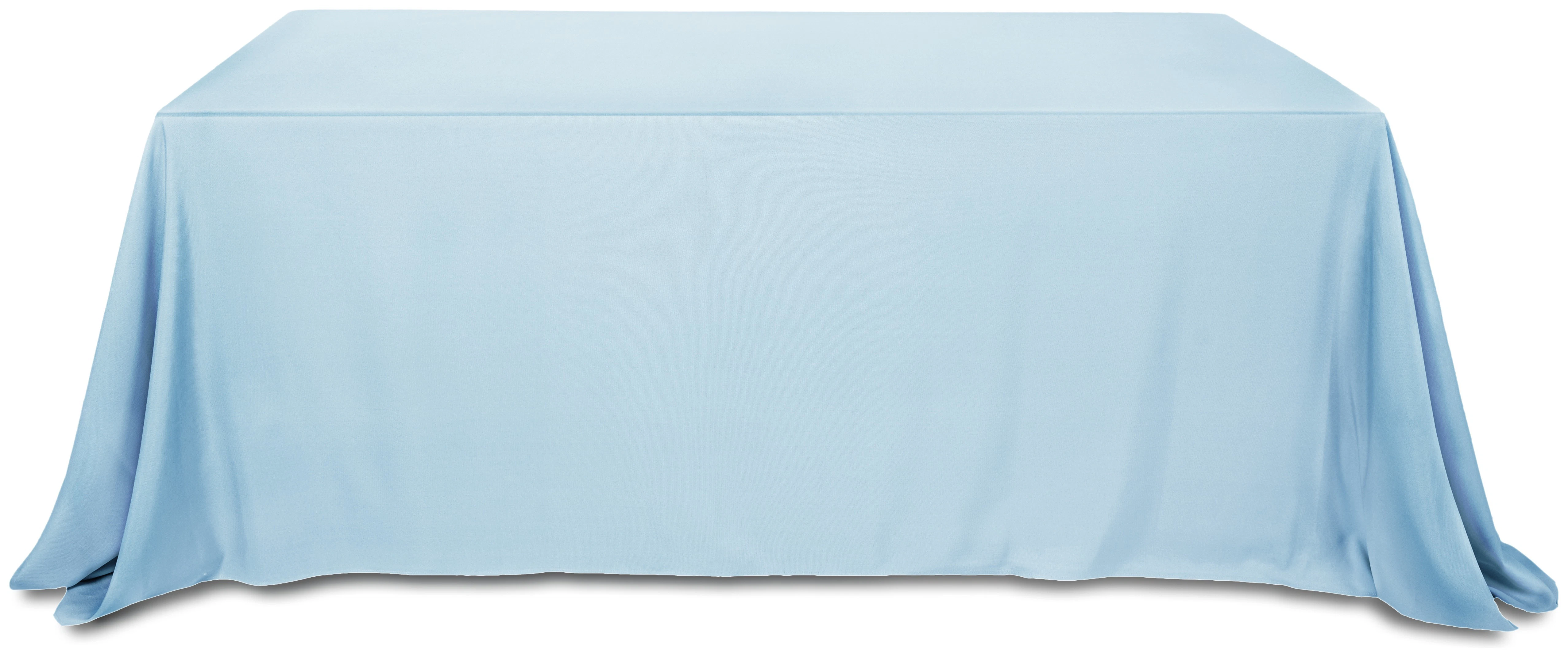 Скатерть "Альфа" небесно-голубая прямоугольная