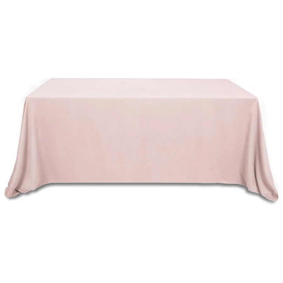 Скатерть канвас "Гамма" пудровая прямоугольная - Фото миниатюра 1