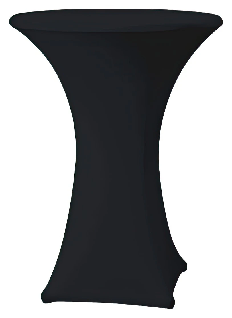 Чехол стрейч для коктейльного стола черный