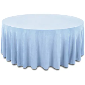 Скатерть канвас "Гамма" голубое облако круглая