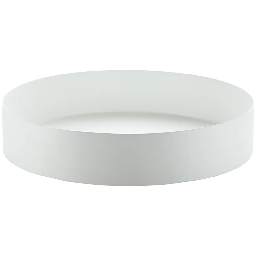 Подставка "Хатхор" белая круглая - Фото миниатюра 1