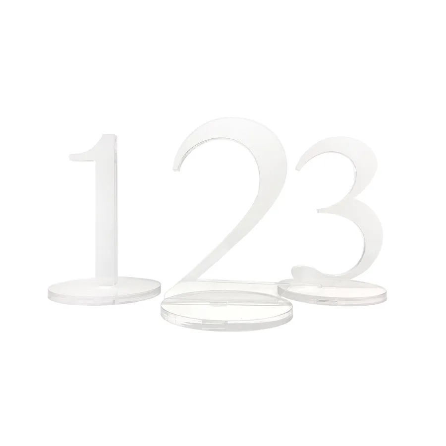 Набор номерков "Гроцион" прозрачный, 1-9 - Фото миниатюра 1