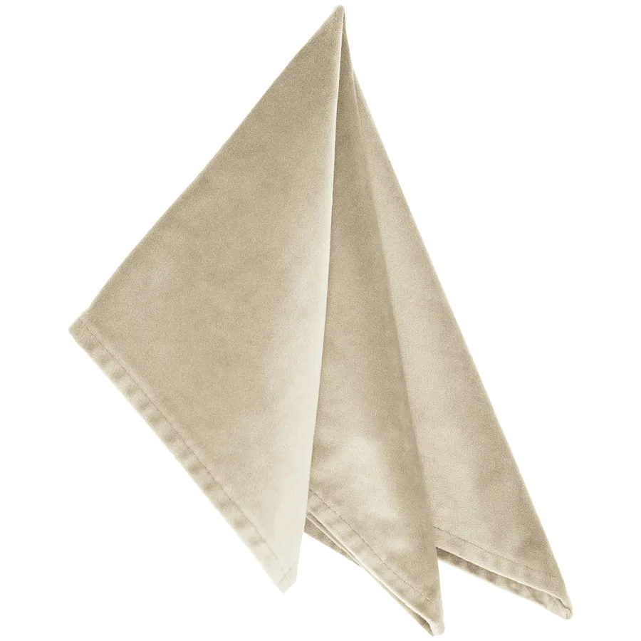 Салфетка бархатная "Бета" миндальный латте - Фото миниатюра 1