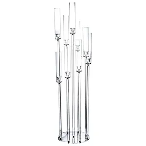 Подсвечник "Рути 9" прозрачный