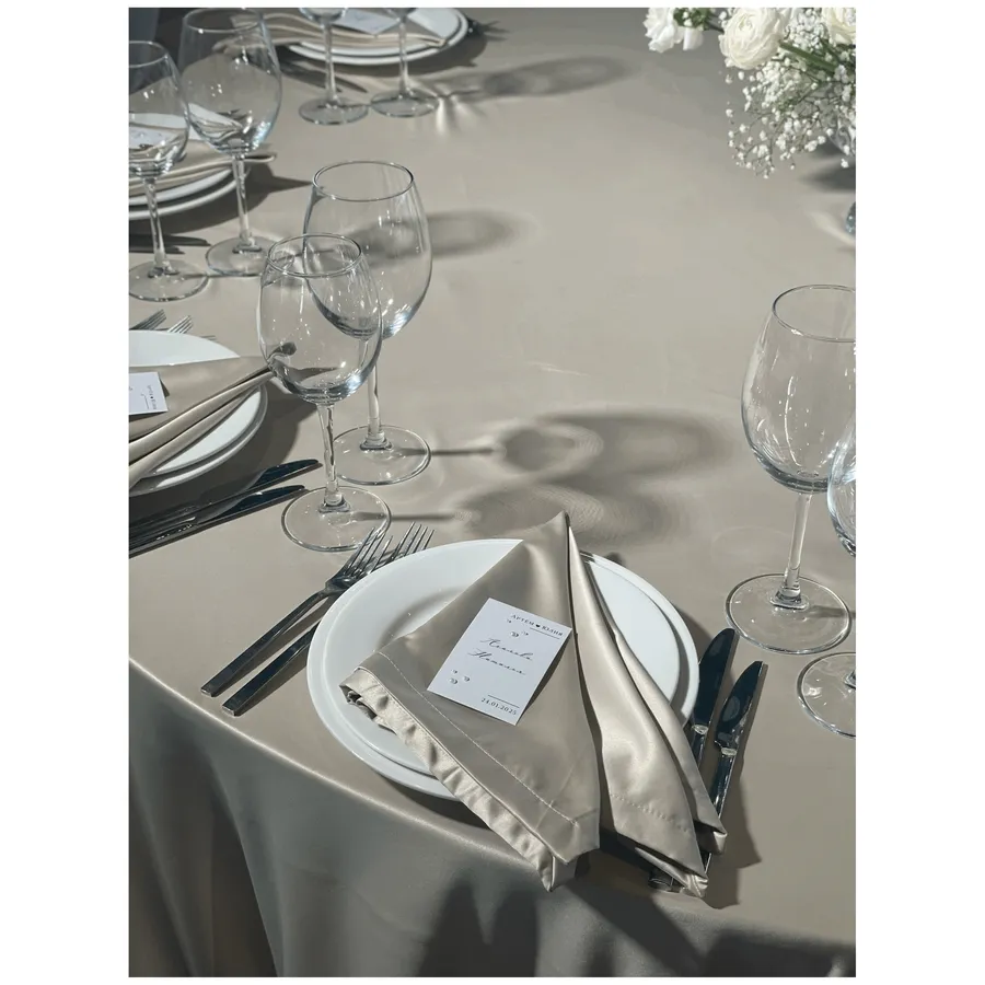 Салфетка "Шелк" шампань - Фото миниатюра 3