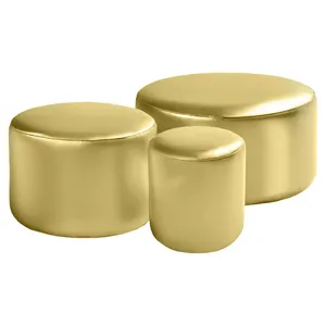 Набор пуфов "Фуфик" золото