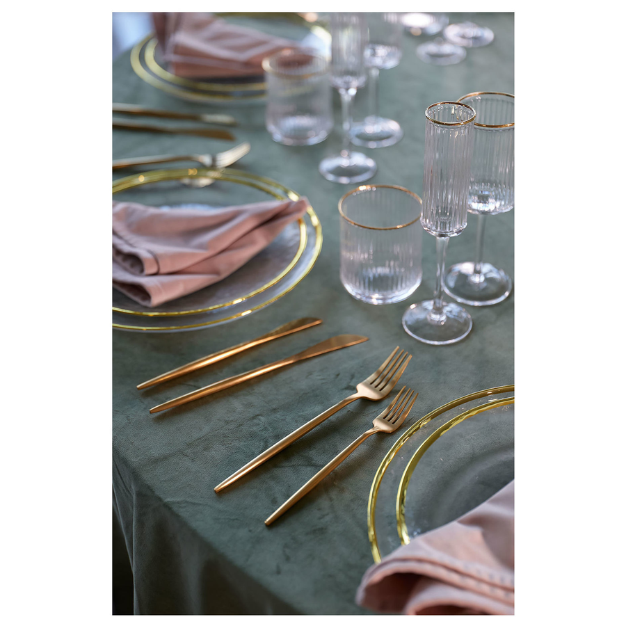 Нож столовый "Сафо" золотой - Фото миниатюра 2