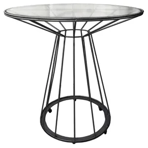 Стол "Минерва" на колесиках черный