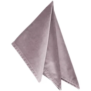 Салфетка бархатная "Бета" пастельно-сиреневая - Фото 1