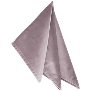 Салфетка бархатная "Бета" пастельно-сиреневая
