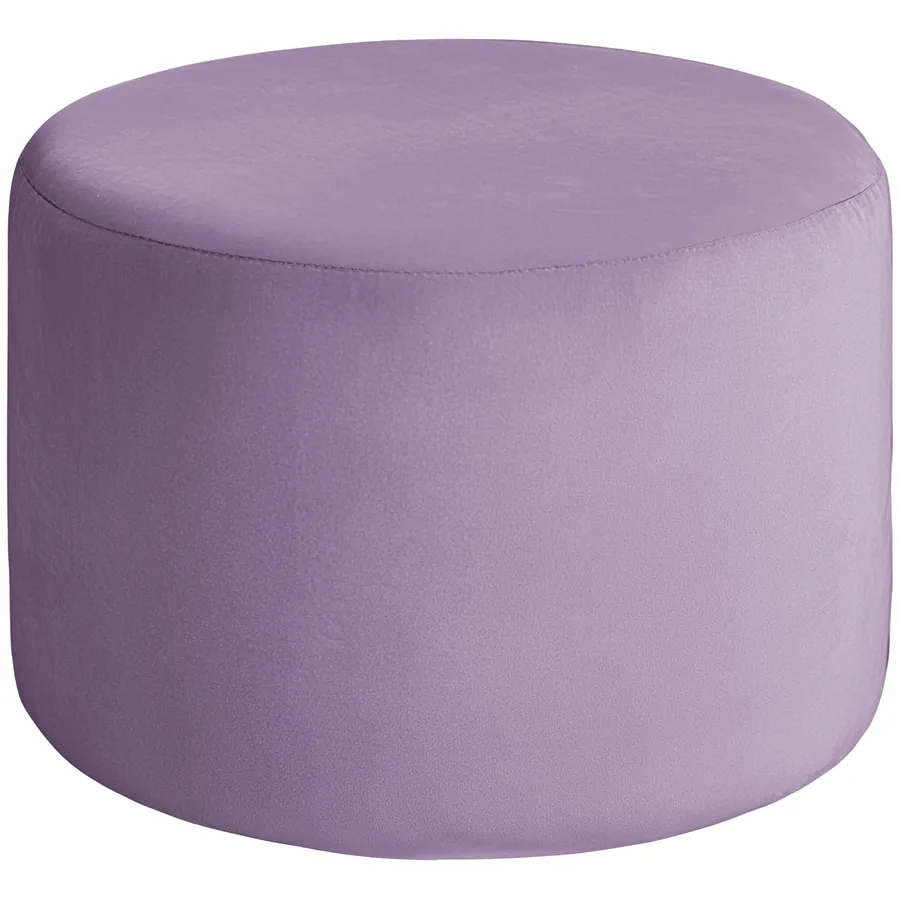 Пуфик "Фуфик" миди фиалковый бархат - Фото миниатюра 1