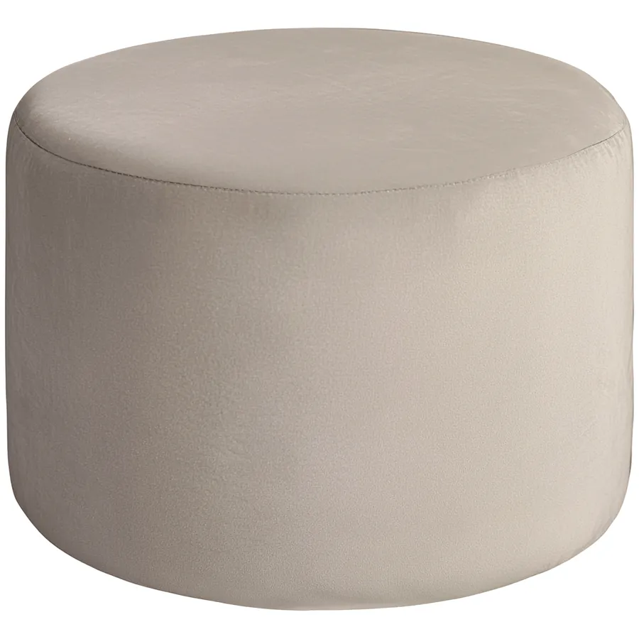 Пуфик "Фуфик" миди кокосовый раф бархат - Фото миниатюра 1