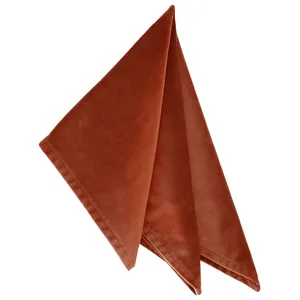 Салфетка бархатная "Бета" янтарная