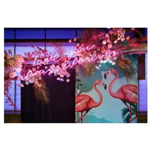 Неоновая надпись "Love you always and forever" - Фото 2