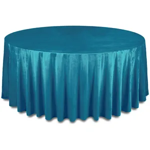 Скатерть бархатная "Бета" тихий океан круглая