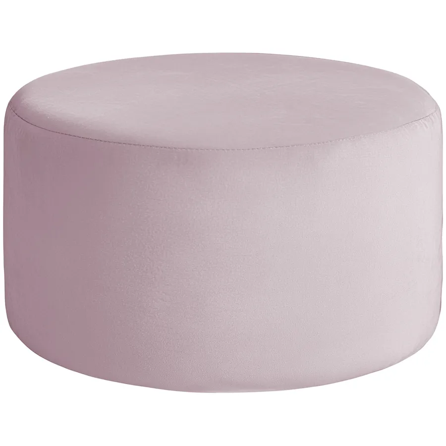 Чехол пуфик "Фуфик" макс бледно-розовый бархат - Фото миниатюра 1