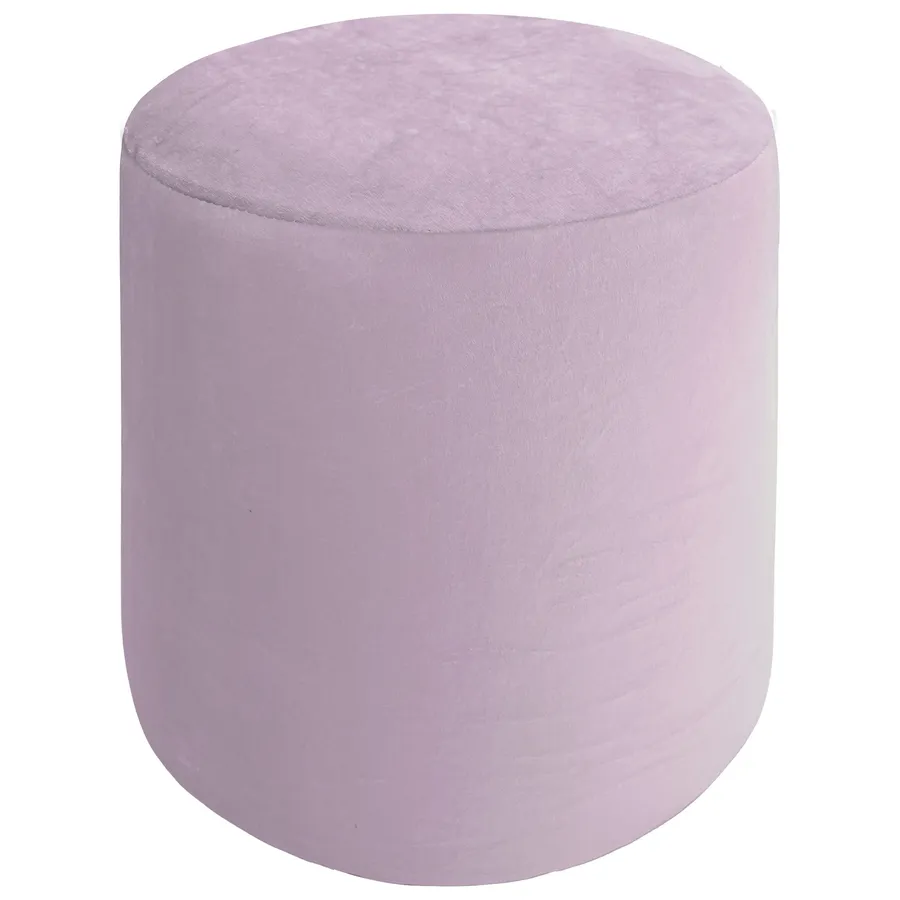 Пуфик "Фуфик" мини сиреневая дымка бархат - Фото миниатюра 1