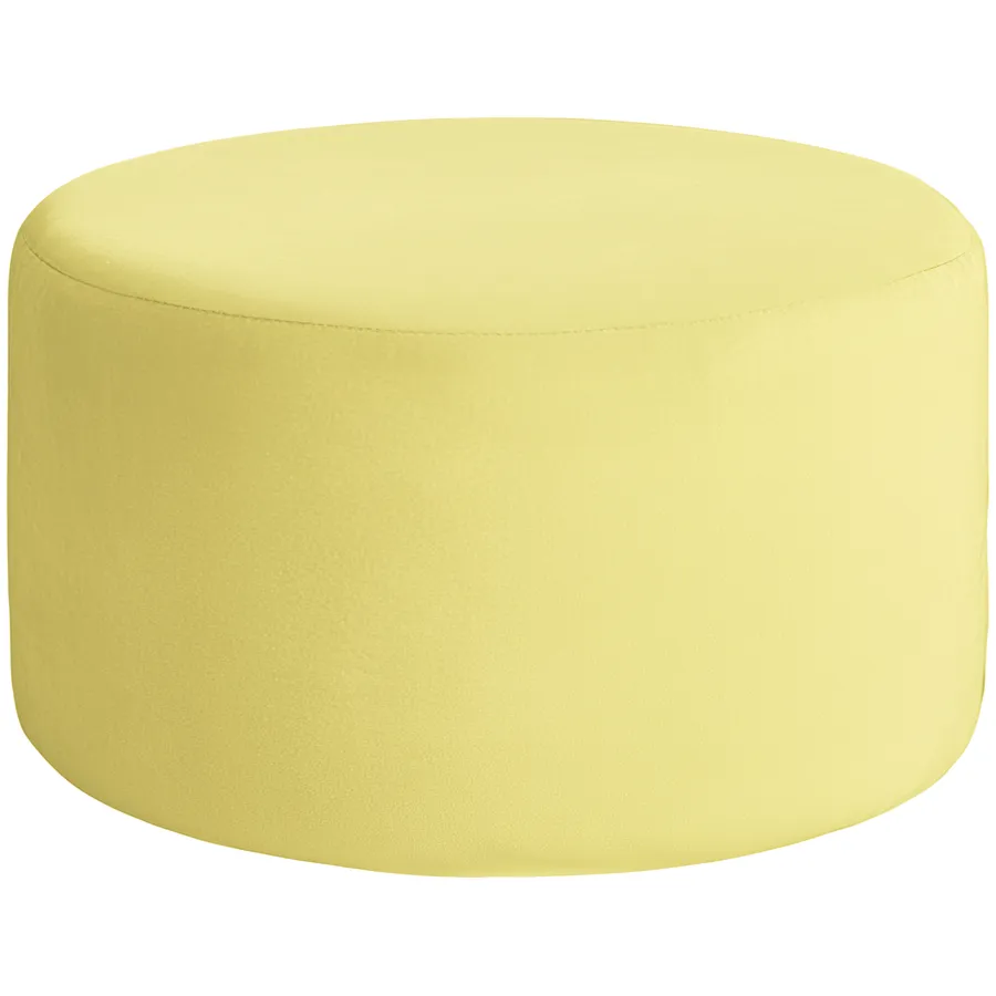 Чехол пуфик "Фуфик" макс спелая дыня бархат - Фото миниатюра 1