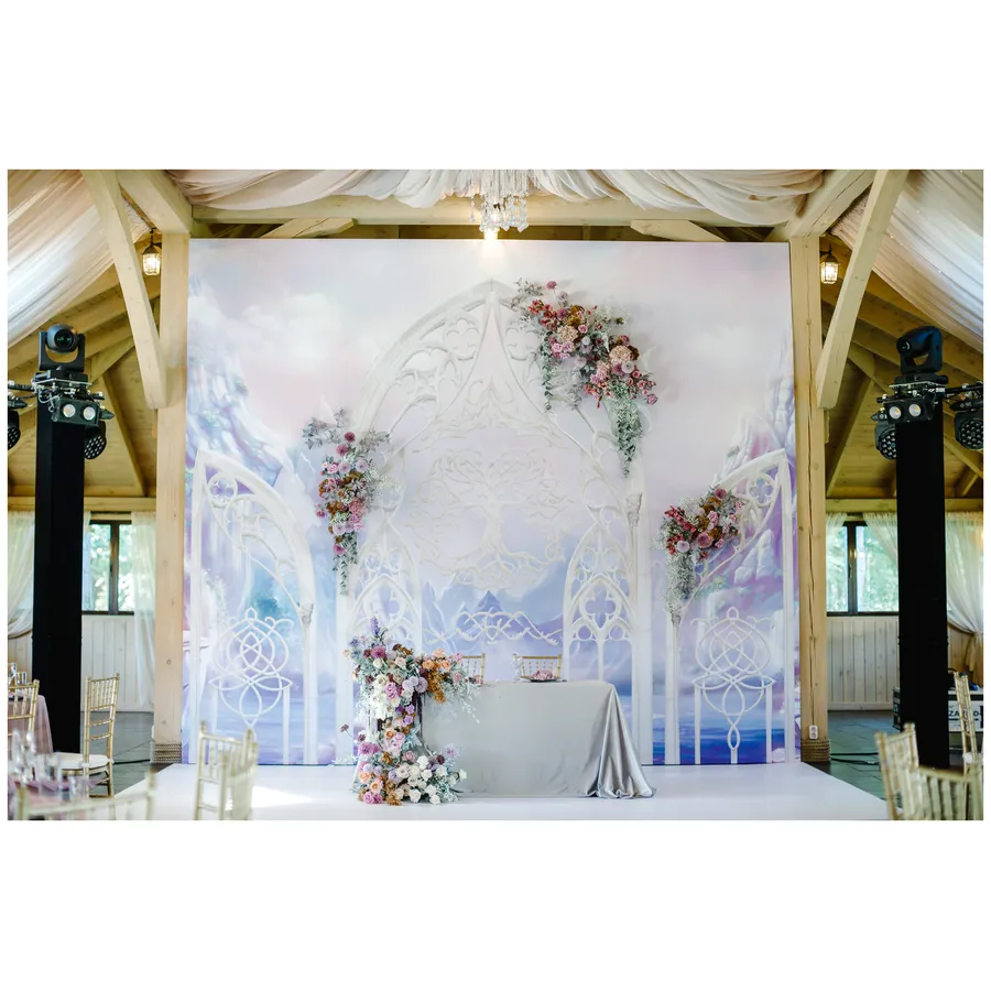 Скатерть бархатная "Бета" серая прямоугольная - Фото миниатюра 4