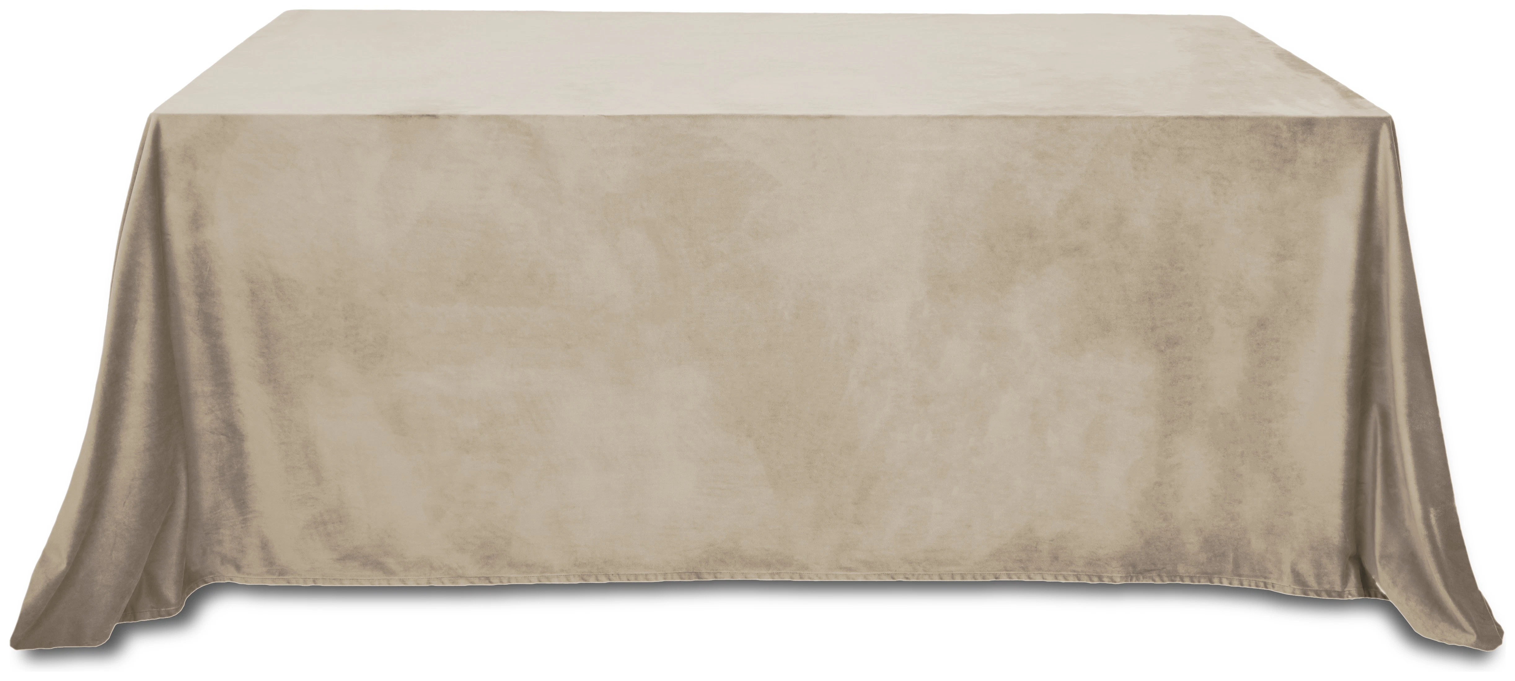Скатерть бархатная "Бета" капучино прямоугольная