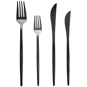 Набор приборов "Сафо" черных 4 шт - Фото 1