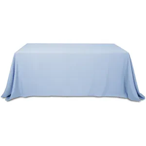 Скатерть "Альфа" пастельно-голубая прямоугольная - Фото 1