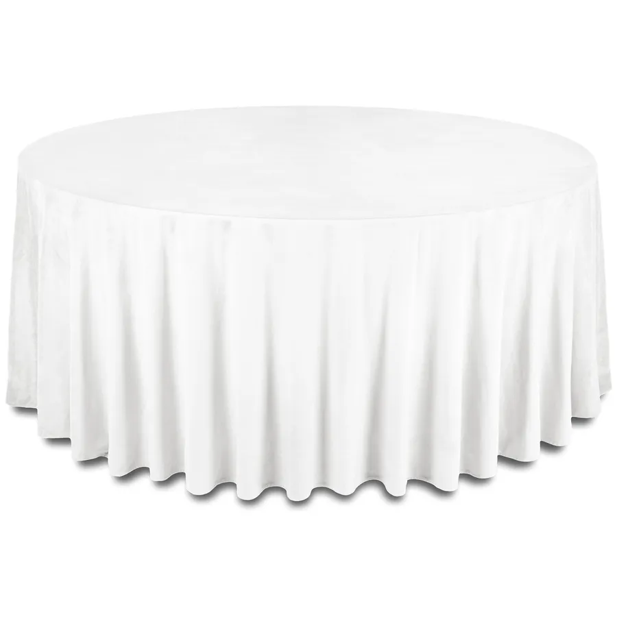 Скатерть бархатная "Бета" ландыш круглая - Фото миниатюра 1