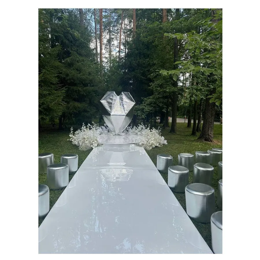 Пуфик "Фуфик" мини серебро - Фото миниатюра 2