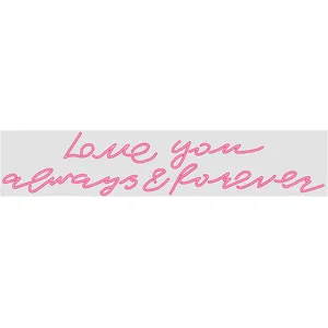 Неоновая надпись "Love you always and forever" - Фото 1