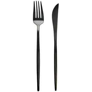 Набор приборов "Сафо" черных 2 шт