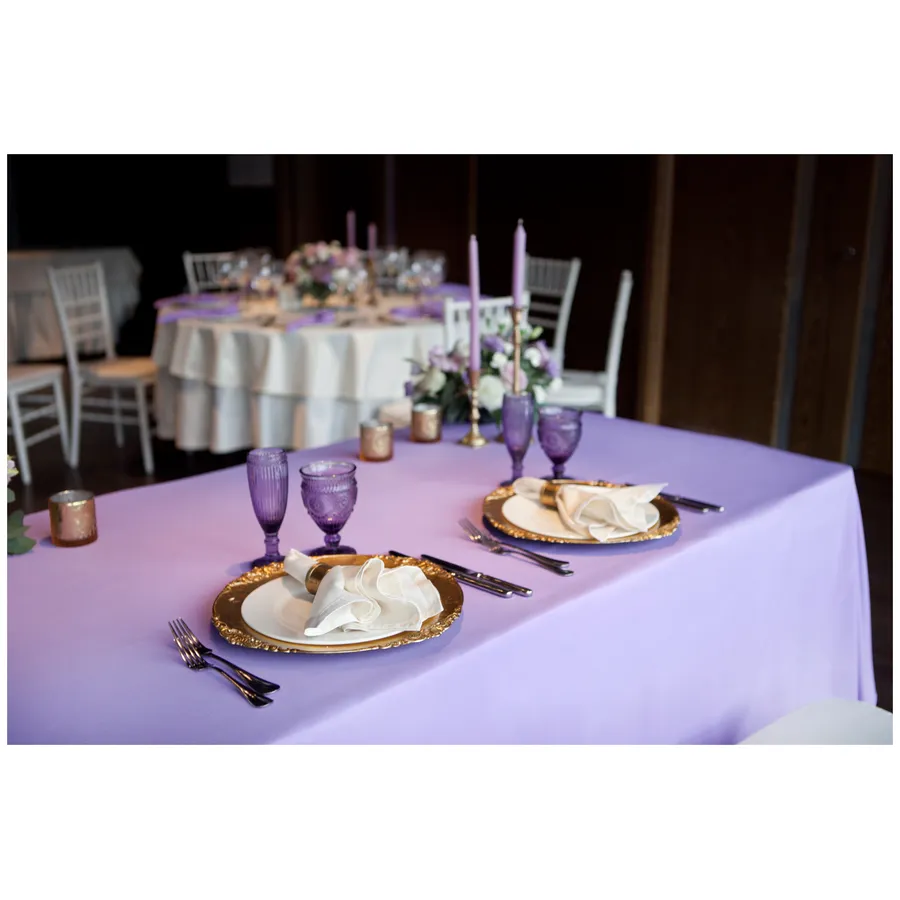 Скатерть "Альфа" лавандовая прямоугольная - Фото миниатюра 3