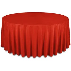 Скатерть бархатная "Бета" красный дракон круглая