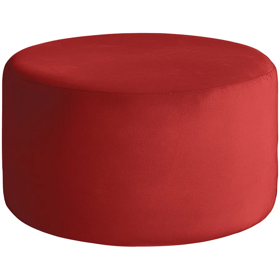 Чехол пуфик "Фуфик" макс клубничный бархат - Фото миниатюра 1